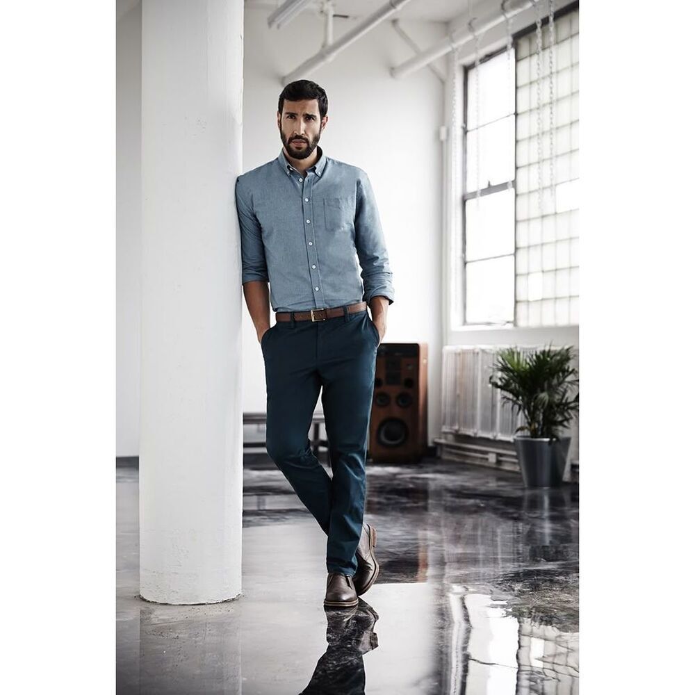 ✨Frank & Oak Becket Green Sz 34x34 Chinos✨